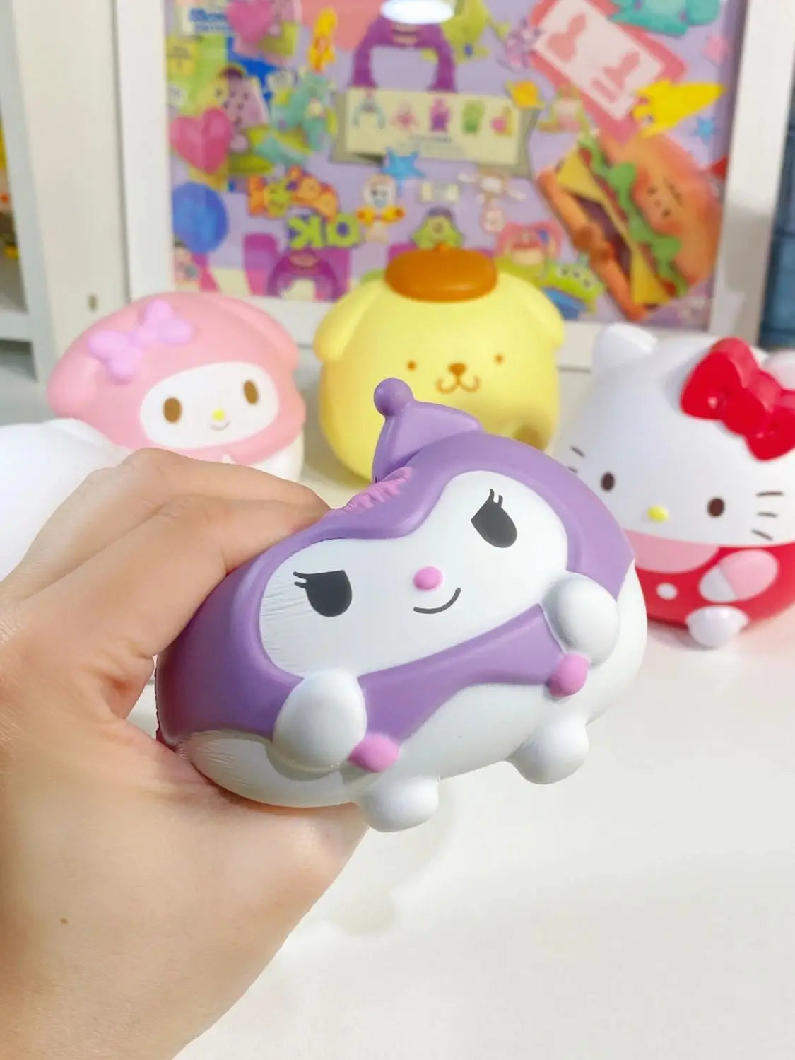 Dumpling Squishy "kuromi" 🥟 — Édition Kawaii