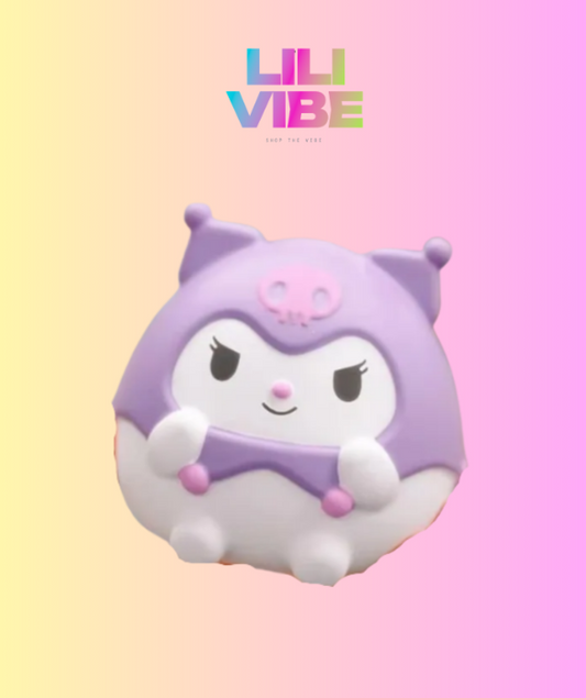 Dumpling Squishy "kuromi" 🥟 — Édition Kawaii
